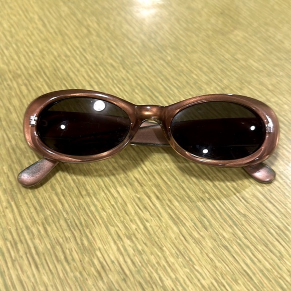 Vintage Gianni Versace Taupe Tan Sunglasses